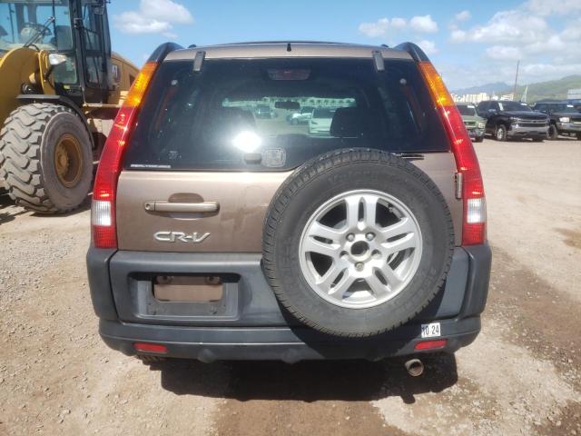 JHLRD78814C001356 - 2004 HONDA CR-V EX TAN photo 6