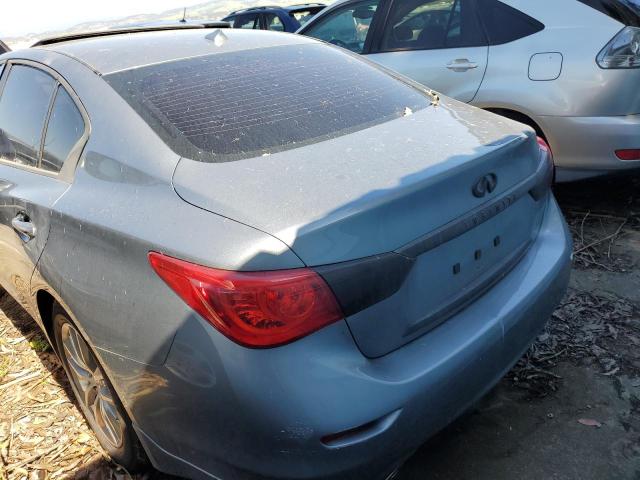 JN1BV7AP6FM348856 - 2015 INFINITI Q50 BASE TURQUOISE photo 6