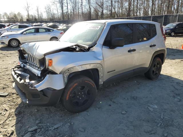 ZACCJBAB1JPJ47510 - 2018 JEEP RENEGADE SPORT SILVER photo 1