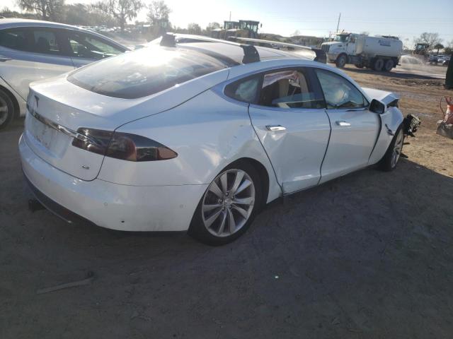 5YJSA1H12EFP61131 - 2014 TESLA MODEL S WHITE photo 3