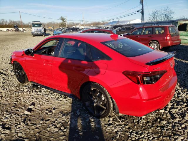 2HGFE1E55RH470136 - 2024 HONDA CIVIC SI RED photo 2