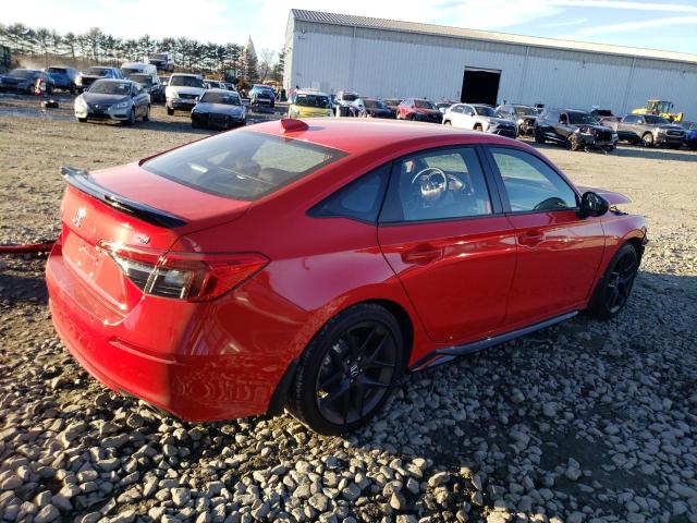 2HGFE1E55RH470136 - 2024 HONDA CIVIC SI RED photo 3