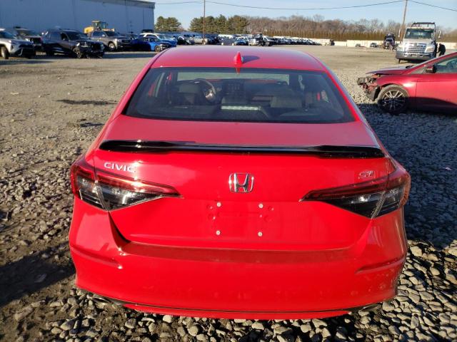 2HGFE1E55RH470136 - 2024 HONDA CIVIC SI RED photo 6