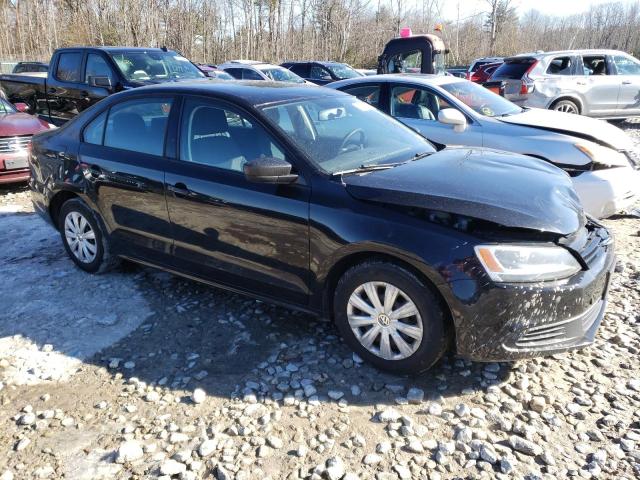 3VW2K7AJ9DM291522 - 2013 VOLKSWAGEN JETTA BASE BLACK photo 4