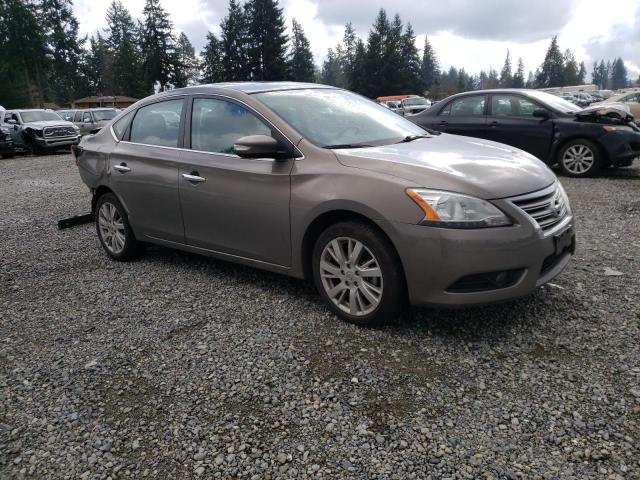 3N1AB7AP7FY285932 - 2015 NISSAN SENTRA S BROWN photo 4