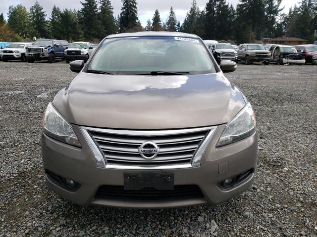 3N1AB7AP7FY285932 - 2015 NISSAN SENTRA S BROWN photo 5