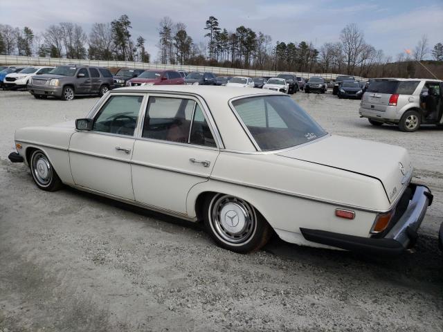 11511712029909 - 1974 MERCEDES-BENZ 240 D WHITE photo 2