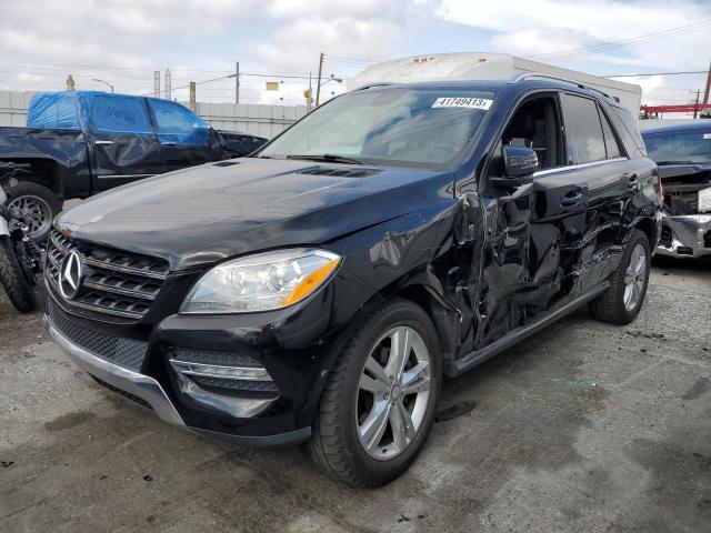 4JGDA5HB9CA002020 - 2012 MERCEDES-BENZ ML 350 4MATIC BLACK photo 1