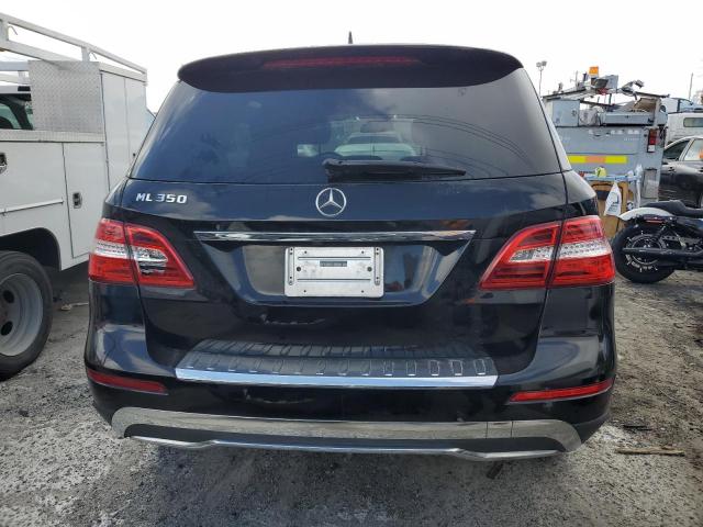 4JGDA5HB9CA002020 - 2012 MERCEDES-BENZ ML 350 4MATIC BLACK photo 6