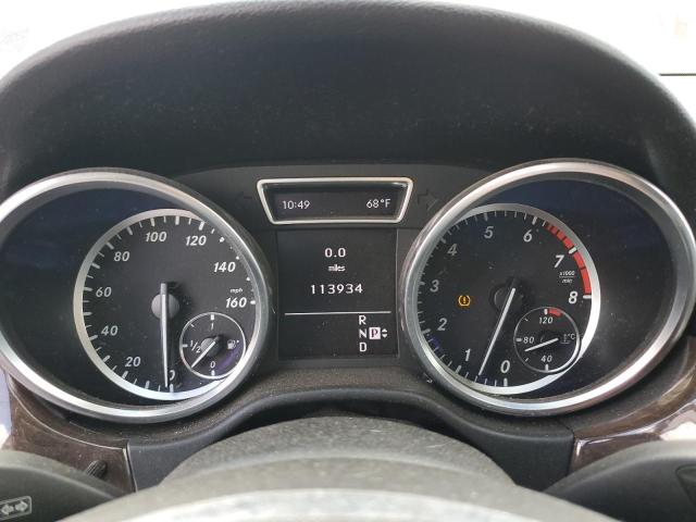 4JGDA5HB9CA002020 - 2012 MERCEDES-BENZ ML 350 4MATIC BLACK photo 9