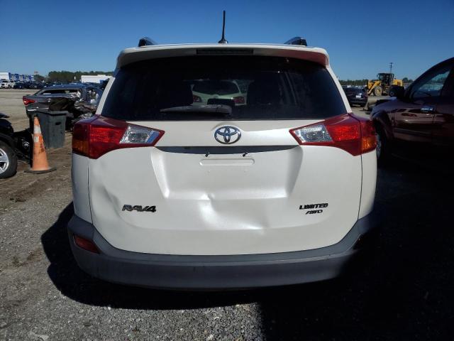 2T3DFREV4DW092434 - 2013 TOYOTA RAV4 LIMITED WHITE photo 6