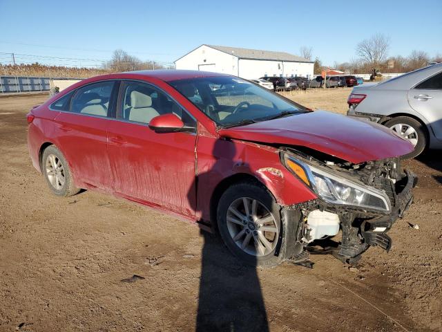 5NPE24AF9HH565081 - 2017 HYUNDAI SONATA SE RED photo 4