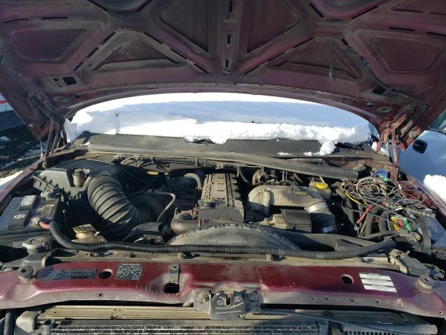 3B7KF2360YG123601 - 2000 DODGE RAM 2500 BURGUNDY photo 11