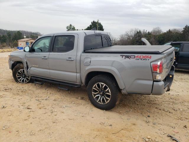 3TYCZ5AN4MT011357 - 2021 TOYOTA TACOMA DOUBLE CAB GRAY photo 2