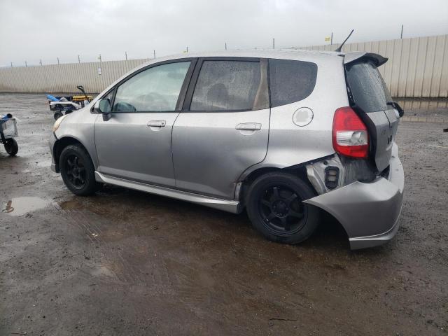 JHMGD37627S063161 - 2007 HONDA FIT S SILVER photo 2