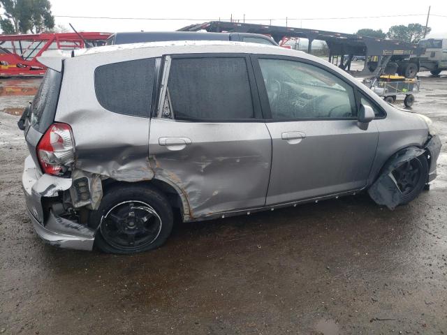 JHMGD37627S063161 - 2007 HONDA FIT S SILVER photo 3