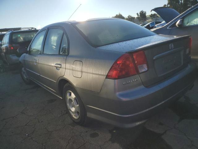 JHMES96645S023548 - 2005 HONDA CIVIC HYBRID GRAY photo 2