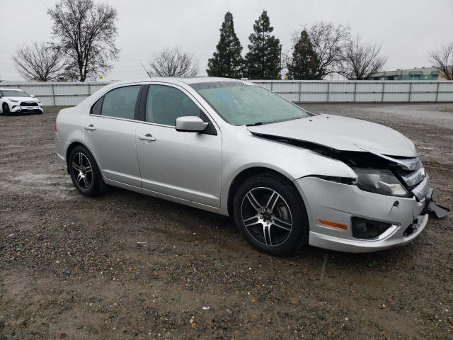 3FAHP0CGXCR445038 - 2012 FORD FUSION SEL SILVER photo 4