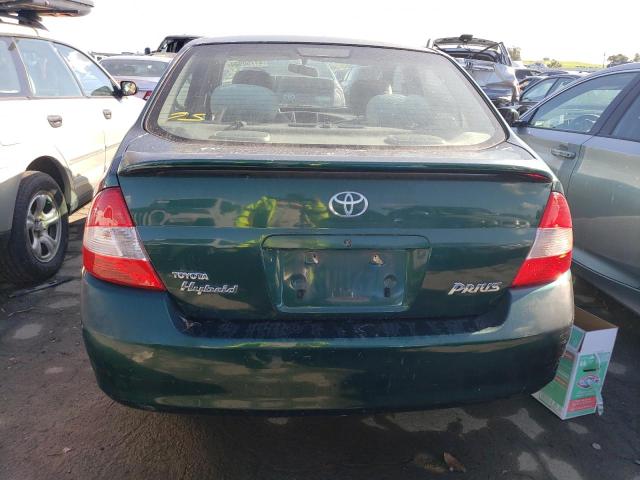 JT2BK12U710032768 - 2001 TOYOTA PRIUS PLUG GREEN photo 6