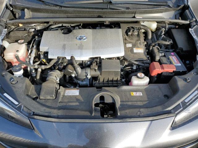 JTDKARFU9L3120354 - 2020 TOYOTA PRIUS L GRAY photo 11