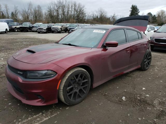 2C3CDXCT5HH528869 - 2017 DODGE CHARGER R/T BURGUNDY photo 1