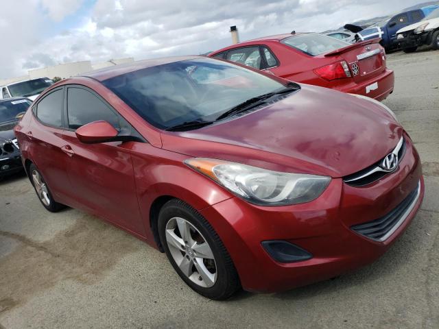 5NPDH4AEXDH247997 - 2013 HYUNDAI ELANTRA GLS BURGUNDY photo 4