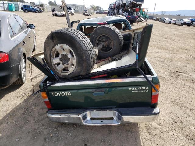 4TASN92N5XZ500714 - 1999 TOYOTA TACOMA XTRACAB PRERUNNER მწვანე ფოტო 6
