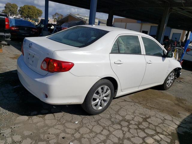 1NXBU4EE1AZ321785 - 2010 TOYOTA COROLLA BASE WHITE photo 3