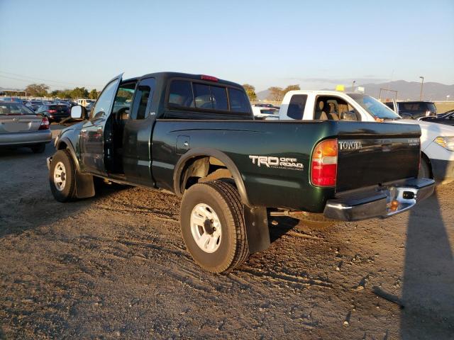 4TASN92N7YZ680053 - 2000 TOYOTA TACOMA XTRACAB PRERUNNER მწვანე ფოტო 2