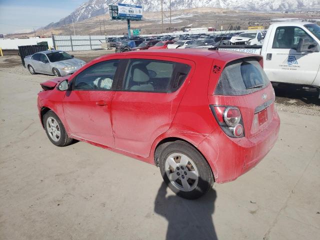 1G1JB6SG5D4154870 - 2013 CHEVROLET SONIC LS 红色 照片 2