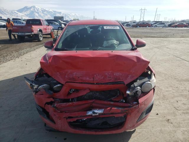 1G1JB6SG5D4154870 - 2013 CHEVROLET SONIC LS 红色 照片 5