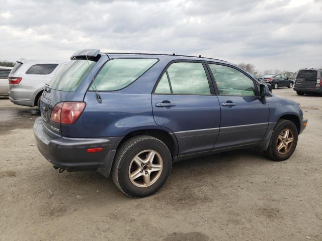 JT6HF10U9X0074240 - 1999 LEXUS RX 300 BLUE photo 3