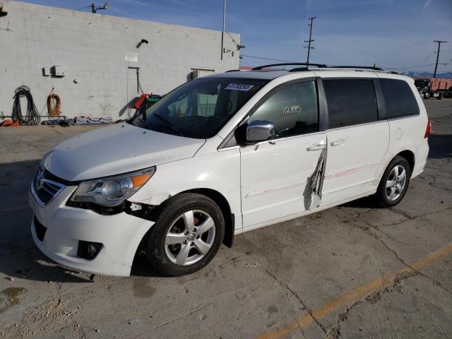 2V8HW64X59R552919 - 2009 VOLKSWAGEN ROUTAN SEL PREMIUM WHITE photo 1