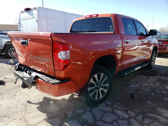 5TFHW5F11JX762793 - 2018 TOYOTA TUNDRA CREWMAX LIMITED ORANGE photo 3