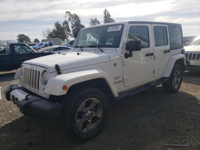 1C4HJWEG5JL924197 - 2018 JEEP WRANGLER U SAHARA WHITE photo 1