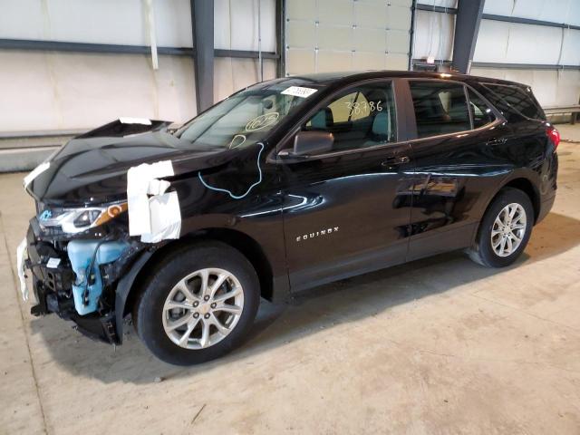 2GNAX5EV4M6148819 - 2021 CHEVROLET EQUINOX BLACK photo 1