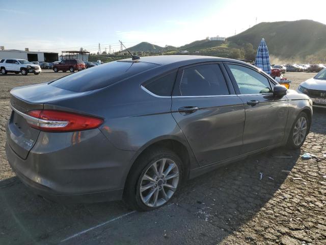 3FA6P0LU8HR266243 - 2017 FORD FUSION SE HYBRID GRAY photo 3