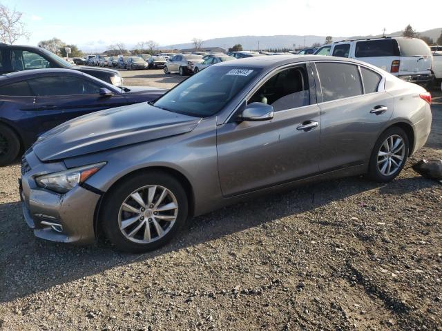 JN1CV7AP1GM200359 - 2016 INFINITI Q50 BASE GRAY photo 1