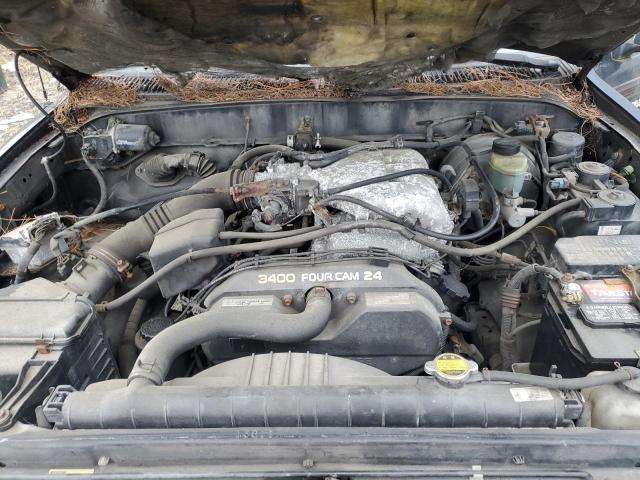 4TASN92N4YZ656793 - 2000 TOYOTA TACOMA XTRACAB PRERUNNER შავი ფოტო 11