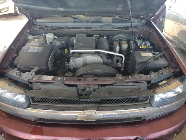 1GNDT13S962269727 - 2006 CHEVROLET TRAILBLAZE LS BURGUNDY photo 12