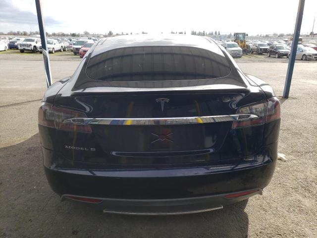 5YJSA1CG2DFP07581 - 2013 TESLA MODEL S BLUE photo 6