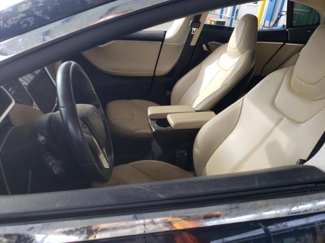 5YJSA1CG2DFP07581 - 2013 TESLA MODEL S BLUE photo 7