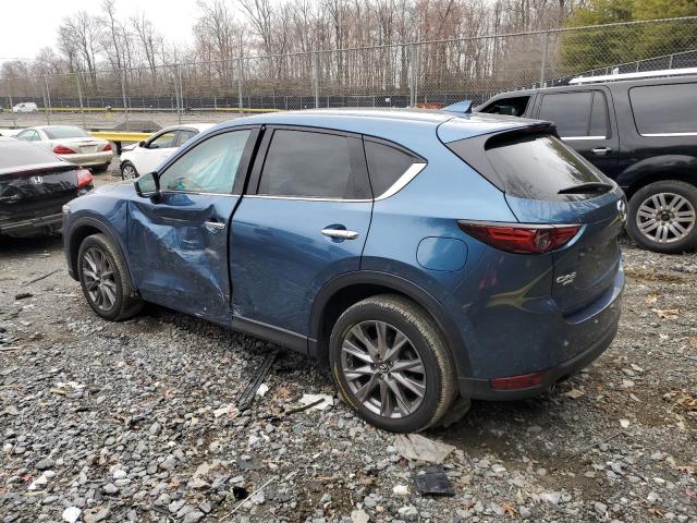 JM3KFBDM3K0574179 - 2019 MAZDA CX-5 GRAND TOURING BLUE photo 2