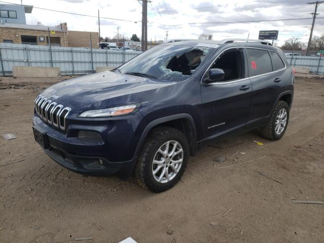 1C4PJMCBXEW203191 - 2014 JEEP CHEROKEE LATITUDE BLUE photo 1