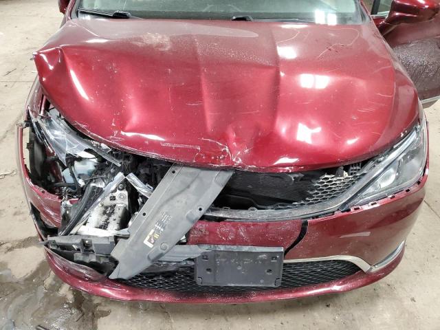 2C4RC1BG3HR509824 - 2017 CHRYSLER PACIFICA TOURING L RED photo 12