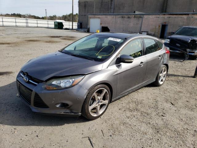 1FADP3N21DL149701 - 2013 FORD FOCUS TITANIUM GRAY photo 2