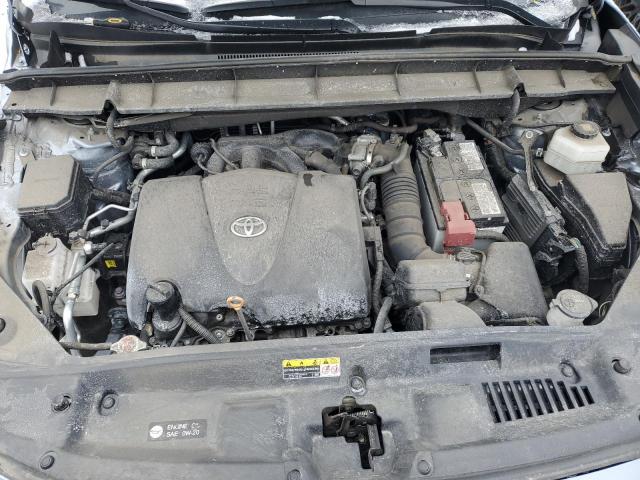 5TDGZRBH5NS244159 - 2022 TOYOTA HIGHLANDER XLE GRAY photo 12