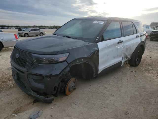 1FM5K8AB6NGC24379 - 2022 FORD EXPLORER POLICE INTERCEPTOR 双色 照片 1