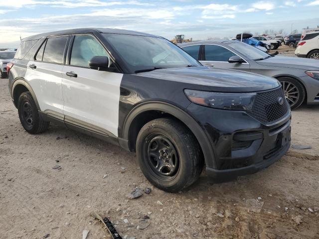 1FM5K8AB6NGC24379 - 2022 FORD EXPLORER POLICE INTERCEPTOR 双色 照片 4
