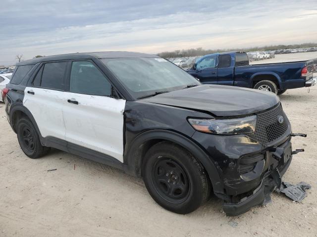 1FM5K8AB3MGB04683 - 2021 FORD EXPLORER POLICE INTERCEPTOR ორფეროვანი ფოტო 4